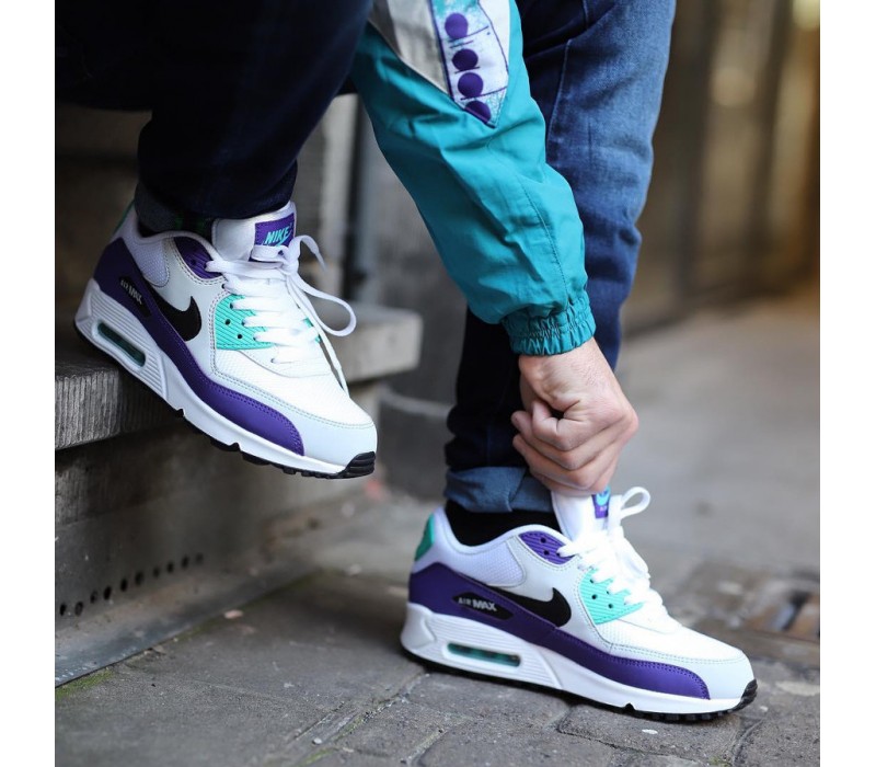 Кроссовки Nike Air max 90 White Purple