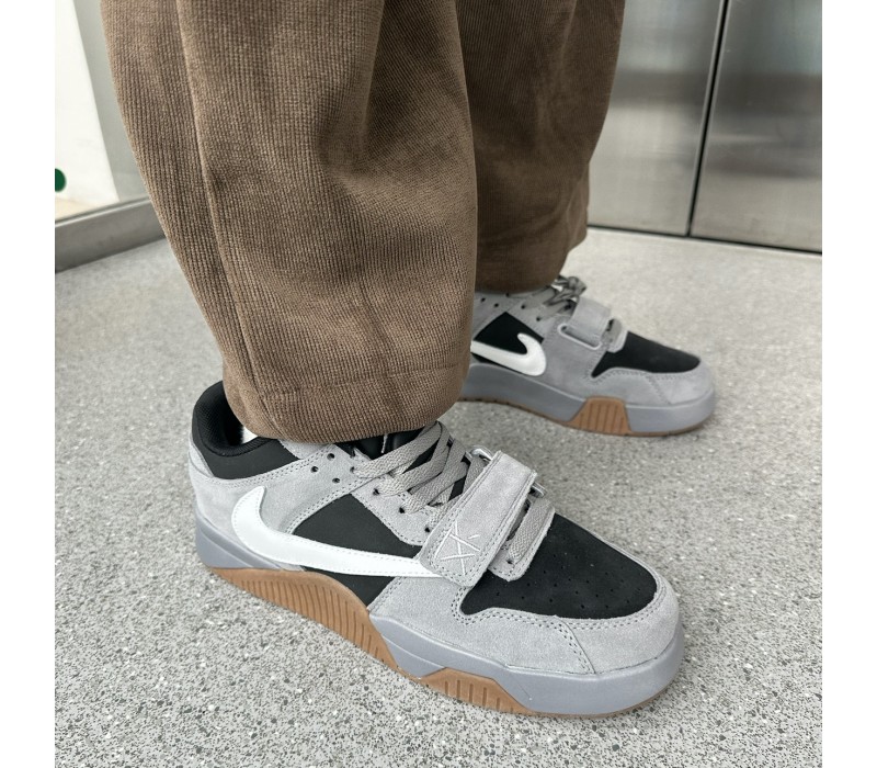 Кроссовки Jordan Jampman Travis Scott Grey