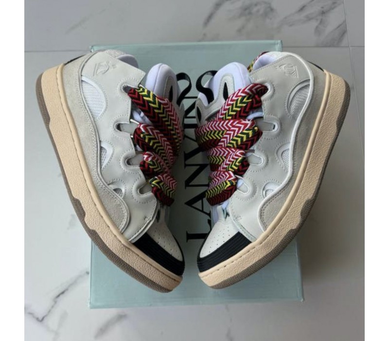 Кроссовки Lanvin Curb White/Beige