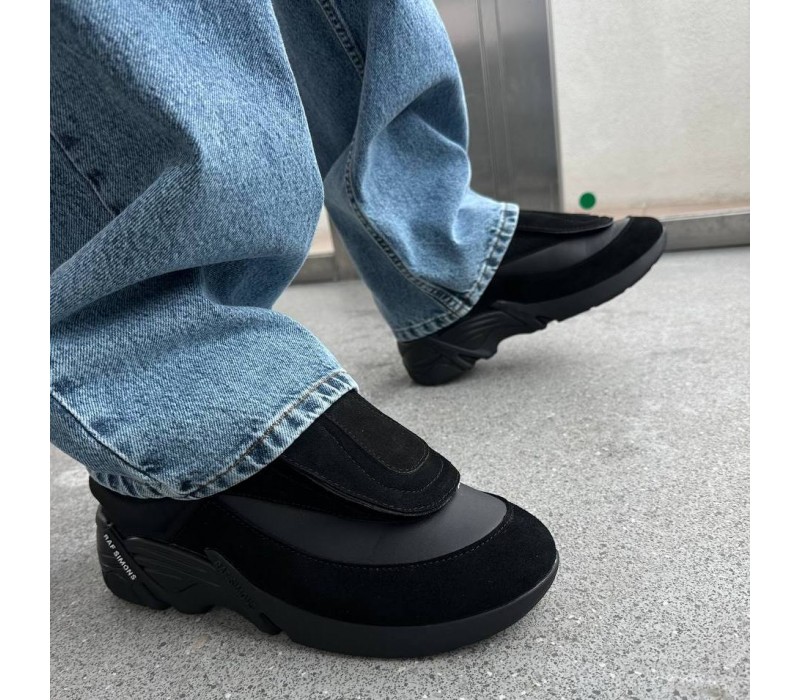 Кроссовки Raf Simons Antei Black Suede