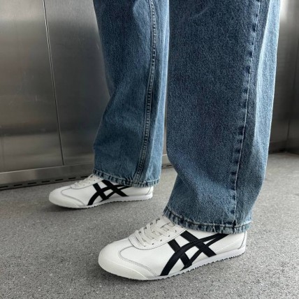 Кеды Asics Onitsuka Tiger White/Black (реплика высокого качества)