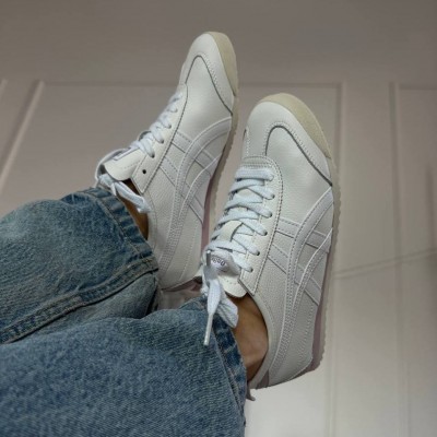 Кеды Onitsuka Tiger White/Pink (реплика высокого качества)