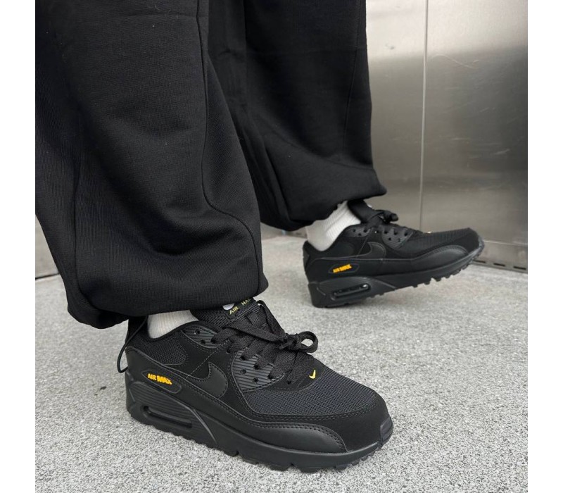 Кроссовки Nike air max 90 Black/yellow