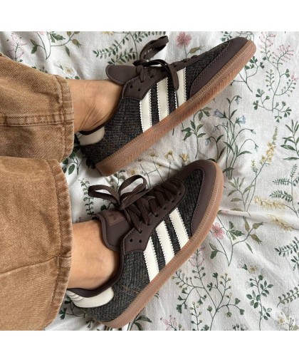 Кроссовки Samba Brown (реплика высокого качества)