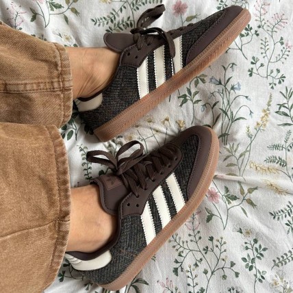 Кроссовки Samba Brown (реплика высокого качества)