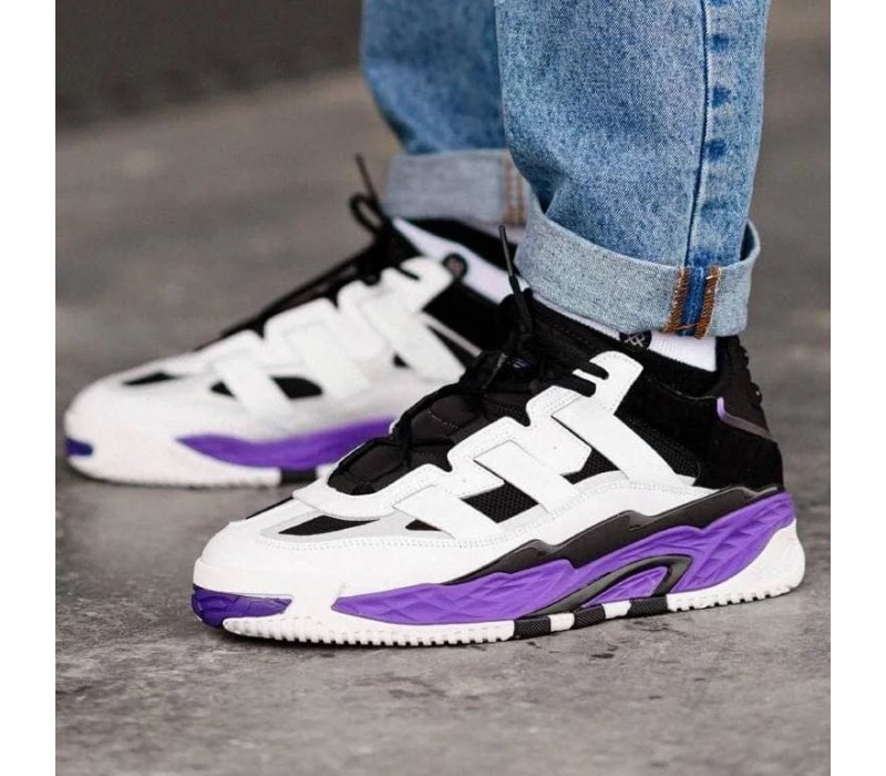 Кроссовки Niteball White/Purple