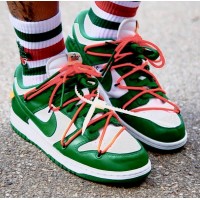 Кроссовки Nike SB Dunk Off White Green (реплика высокого качества)