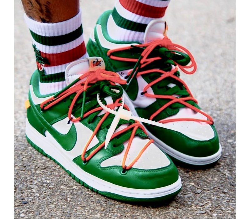 Кроссовки Nike SB Dunk Off White Green