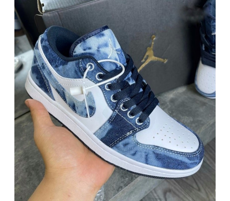 Кроссовки Jordan 1 Low Washed Denim