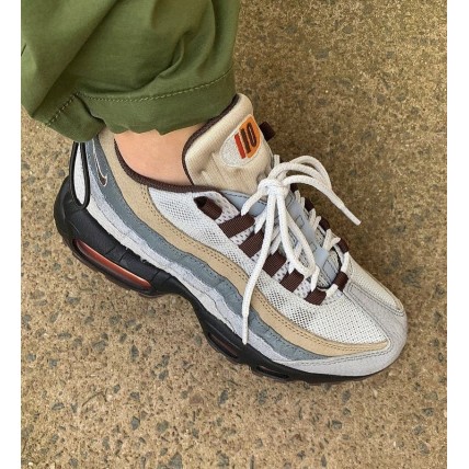 Кроссовки Nike Air max 95 Grey/Beige (реплика высокого качества)