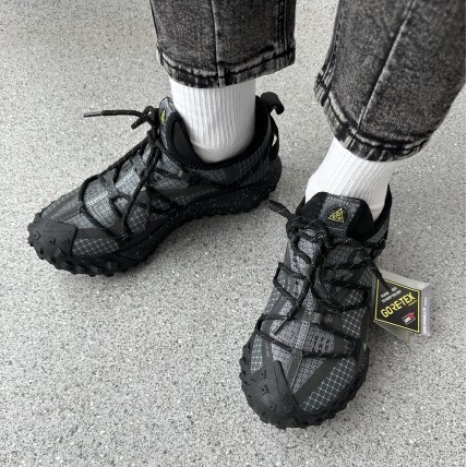 Кроссовки зимние Nike Mountain Fly Black/Grey (реплика высокого качества)