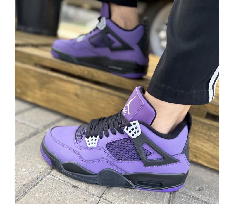 Кроссовки Jordan 4 Purple Black