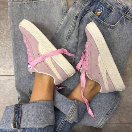 Кроссовки Suede XL Pink (реплика высокого качества)