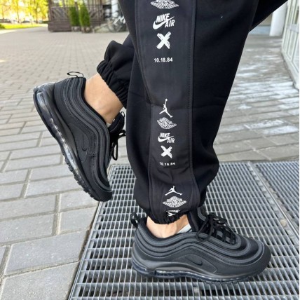 Кроссовки Nike Air max 97 Black (реплика высокого качества)