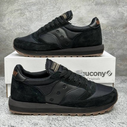 Кроссовки SAUCONY Jazz All Black (реплика высокого качества)