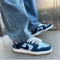 Кроссовки Nike SB Dunk Navy/Blue (реплика высокого качества)