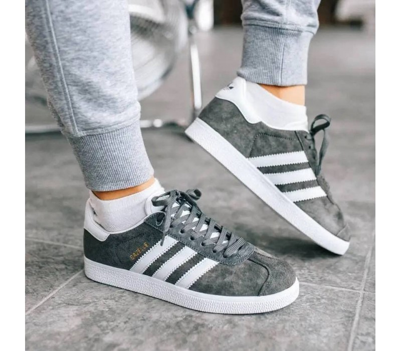 Кроссовки Gazelle Grey/White