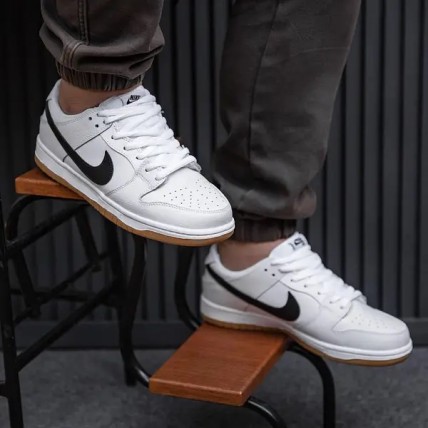 Кроссовки Nike SB Dunk White Gum (реплика высокого качества)