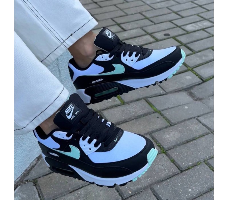 Кроссовки Nike air max 90 White/Black/Mint