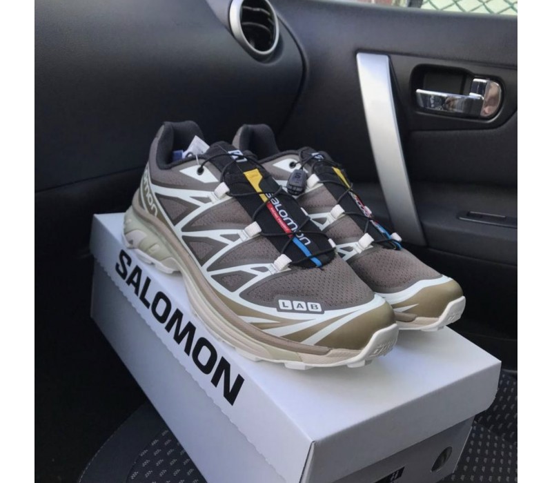 Кроссовки зимние Salomon XT-6 Light Brown