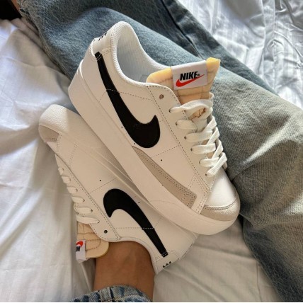 Кроссовки Nike Blazer Low Platform White (реплика высокого качества)