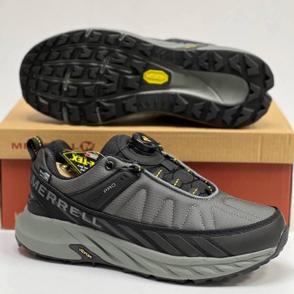 Кроссовки зимние Merrell FlofitPro Black/Grey (реплика высокого качества)