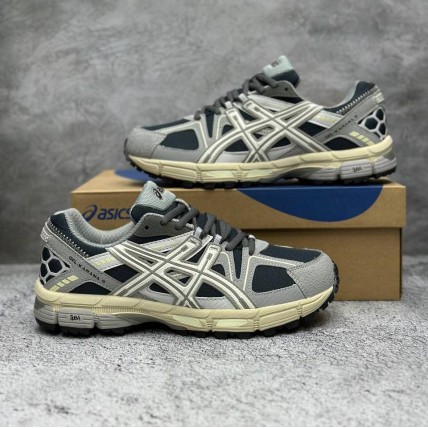 Кроссовки зимние Asics gel kahana 8 Light Grey Gore-Tex (реплика высокого качества)