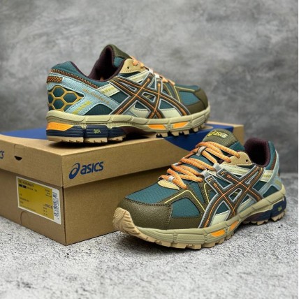 Кроссовки зимние Asics gel kahana 8 Khaki Gore-Tex (реплика высокого качества)