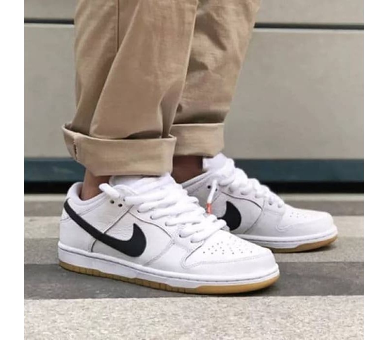 Кроссовки Nike SB Orange Label White Version