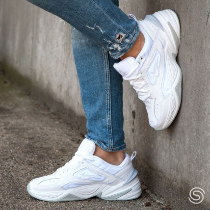 Кроссовки Nike Tekno All White (реплика высокого качества)