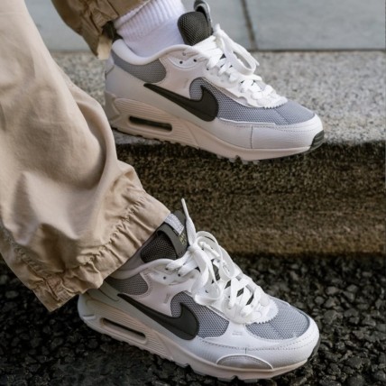 Кроссовки Nike air max 90 Futura Light Grey (реплика высокого качества)