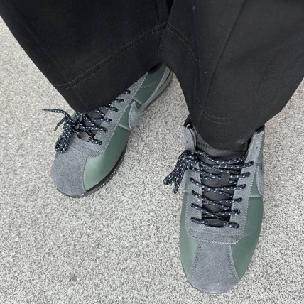 Кроссовки Nike Cortez Green/Grey (реплика высокого качества) Кроссовки Nike Cortez Green/Grey (реплика высокого качества)