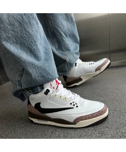 Кроссовки Jordan 3 Retro Travis Scott (реплика высокого качества) Кроссовки Jordan 3 Retro Travis Scott (реплика высокого качества)