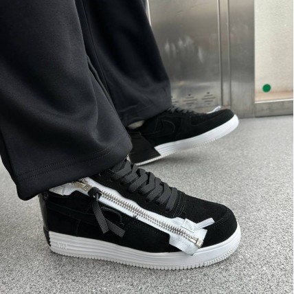 Кроссовки Nike Force 1 Acronym Black Suede (реплика высокого качества) Кроссовки Nike Force 1 Acronym Black Suede (реплика высокого качества)