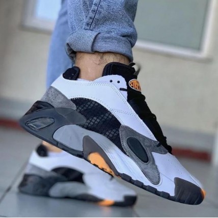 Кроссовки Streetball White/Black/Orange (реплика высокого качества)