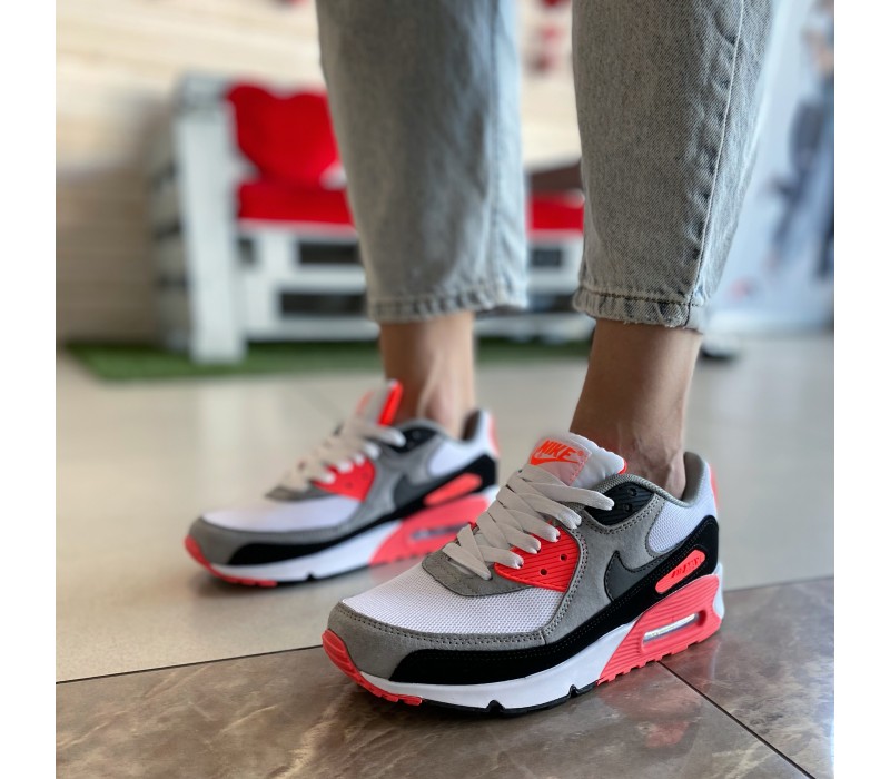 Кроссовки Nike air max 90 Grey/Red