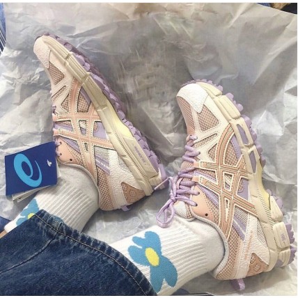 Кроссовки Asics gel Kahana Beige/pink (реплика высокого качества)