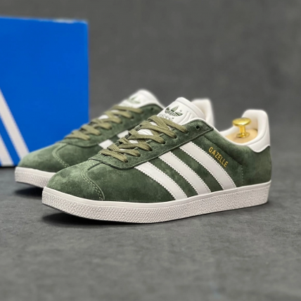 Кроссовки Gazelle Green (реплика высокого качества)