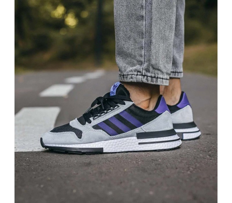 Кроссовки ZX 500 Grey/Purple