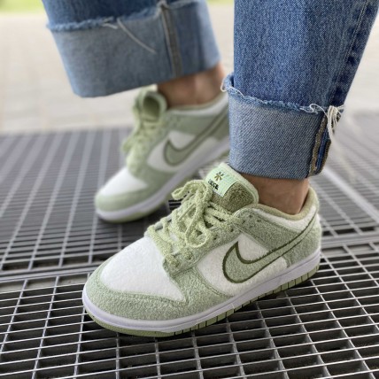 Кроссовки Nike SB Dunk Fleece Green (реплика высокого качества)