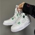 Кроссовки Jordan 4 White Metallic Green