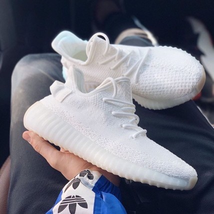 Кроссовки Yeezy 350 White (реплика высокого качества)