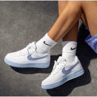 Кроссовки Nike Force 1 Light Blue (реплика высокого качества)