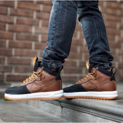 Кроссовки Nike Duckboot Lunar Force Brown (реплика высокого качества)