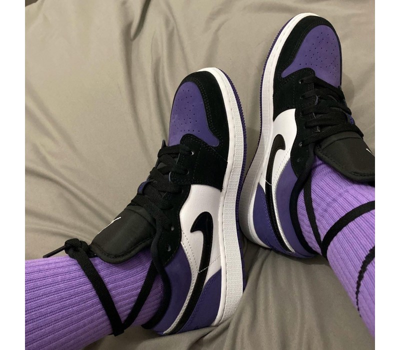 Кроссовки Jordan 1 Low Court Purple