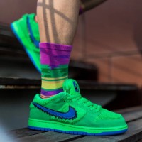Кроссовки Nike SB Grateful Dead Green (реплика высокого качества)