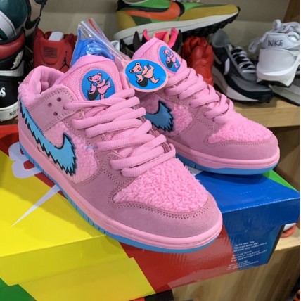 Кроссовки Nike SB Dunk Grateful Dead Pink (реплика высокого качества)