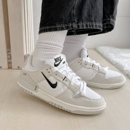 Кроссовки Nike SB Dunk Disrupt Ivory Black (реплика высокого качества)