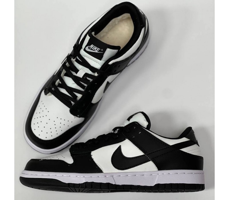 Кроссовки зимние Nike SB Dunk Black/White