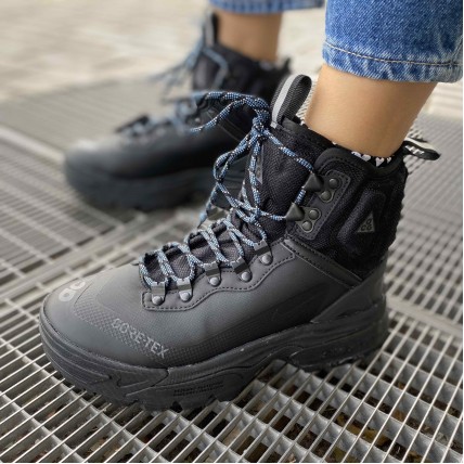 Кроссовки зимние Nike ACG Gaiadome Black High (реплика высокого качества)